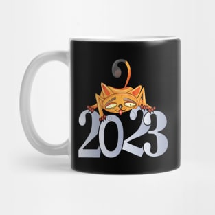 Happy New Year Cats 2023 Mug